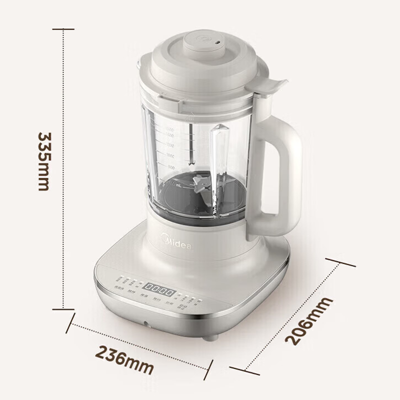 美的(Midea)多功能家用触控智能预约辅食料理机1.5L MJ-BL5035