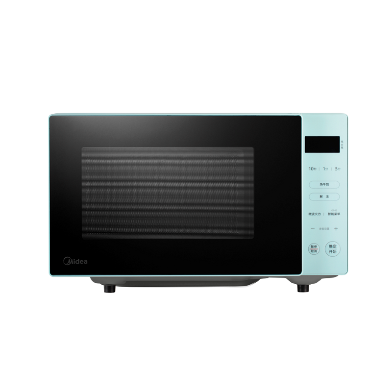 美的(Midea)家用平板加热微波炉20L一键解冻简易操作微波杀菌5档活力