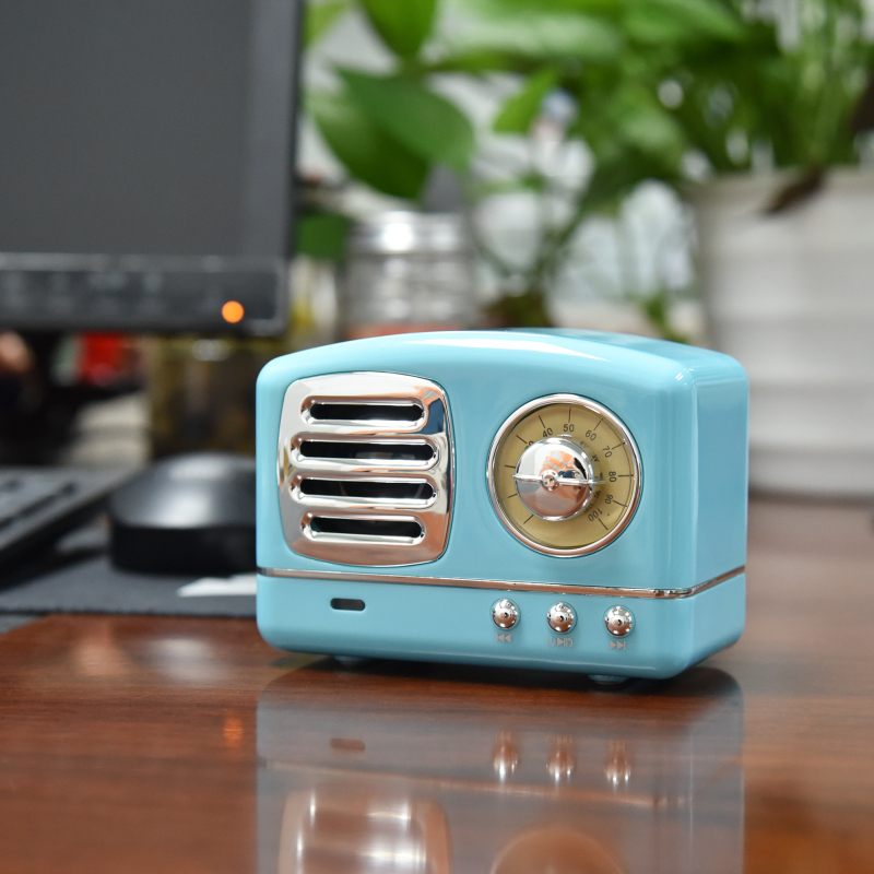 hyundai韩国现代收音机便携复古怀旧迷你音箱m11黑色