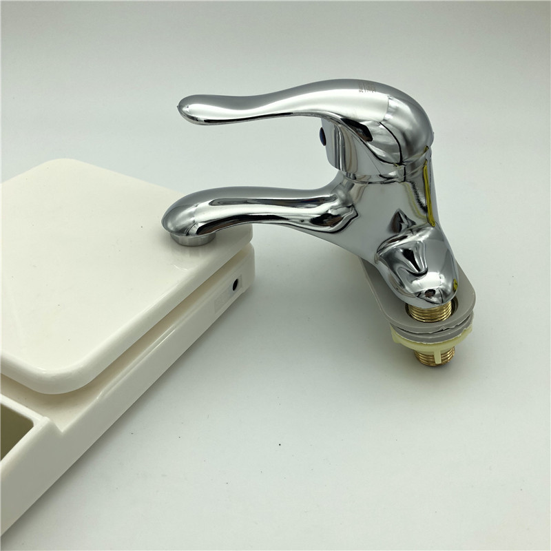 二联面盆龙头冷热水龙头双孔间距10CM