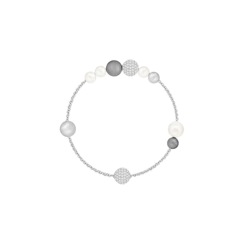 SWAROVSKI 施华洛世奇人造水晶)珍珠手链隐藏磁铁新款女士水晶手链奢侈品饰品礼物母亲节