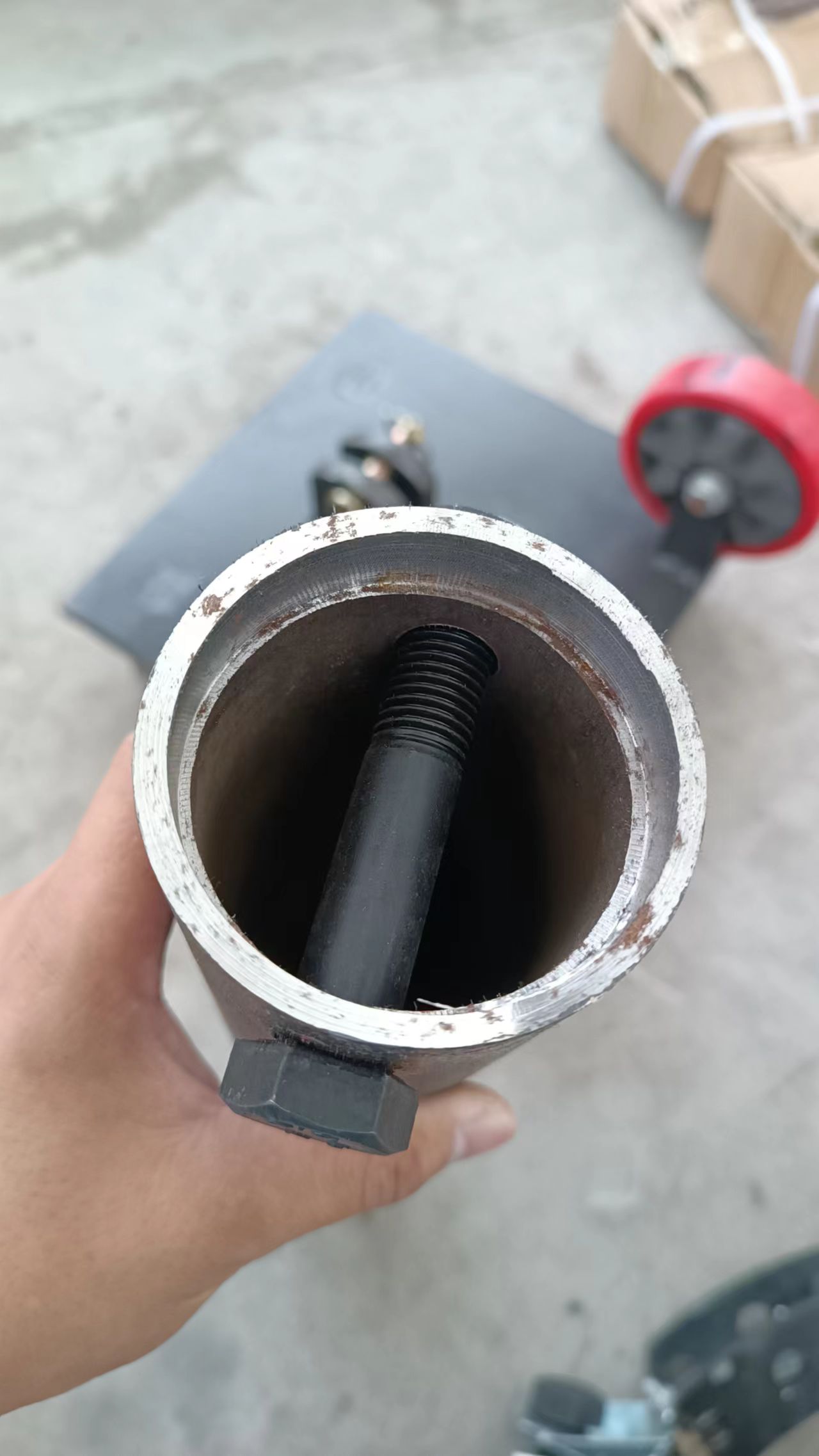 合简汇达 整杆器 带拖轮12吨 套高清大图