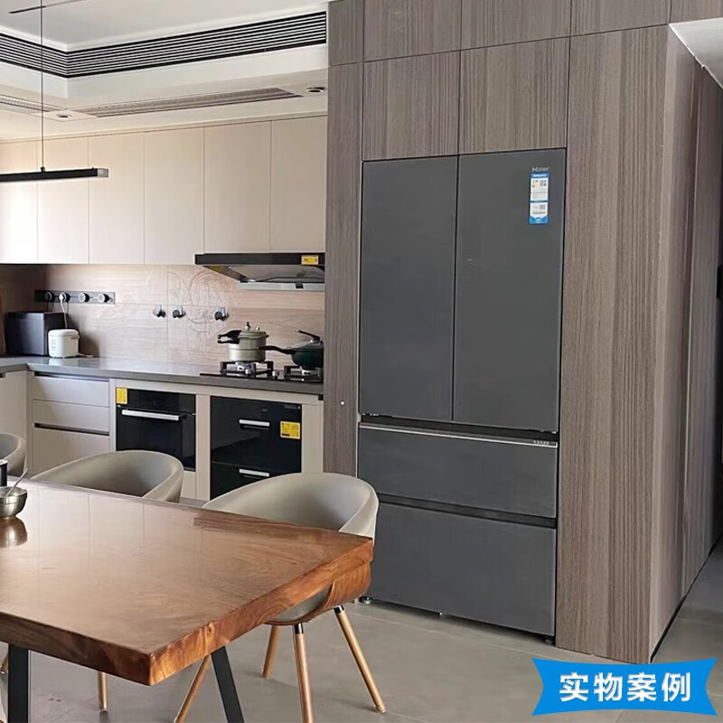海尔(Haier)BCD-502WGHFD14SCU1 多门冰箱 502升容量 风冷无霜 1级能效 变频 四开门冰箱