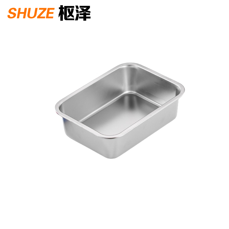 枢泽 不锈钢盆 36*27*10CM 套高清大图