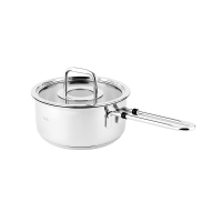 德国菲仕乐/Fissler 德国原装进口 波恩16cm无盖单柄汤锅 不锈钢锅奶锅煮锅炖锅 三明治复合锅底多灶具通用