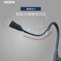 摩恩(MOEN)卫生间面盆龙头浴室洗手盆本体精铜台盆水卫浴龙头91035