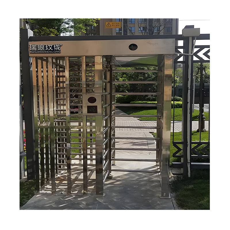 瑞琅玟珑 全高转闸 不锈钢人行旋转门 RL-QGZZ1 台高清大图