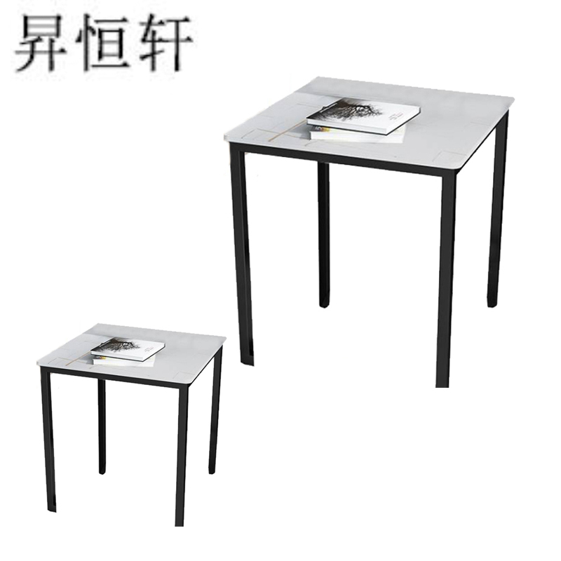昇恒轩 简易岩板小茶几 50*40*50cm 个高清大图