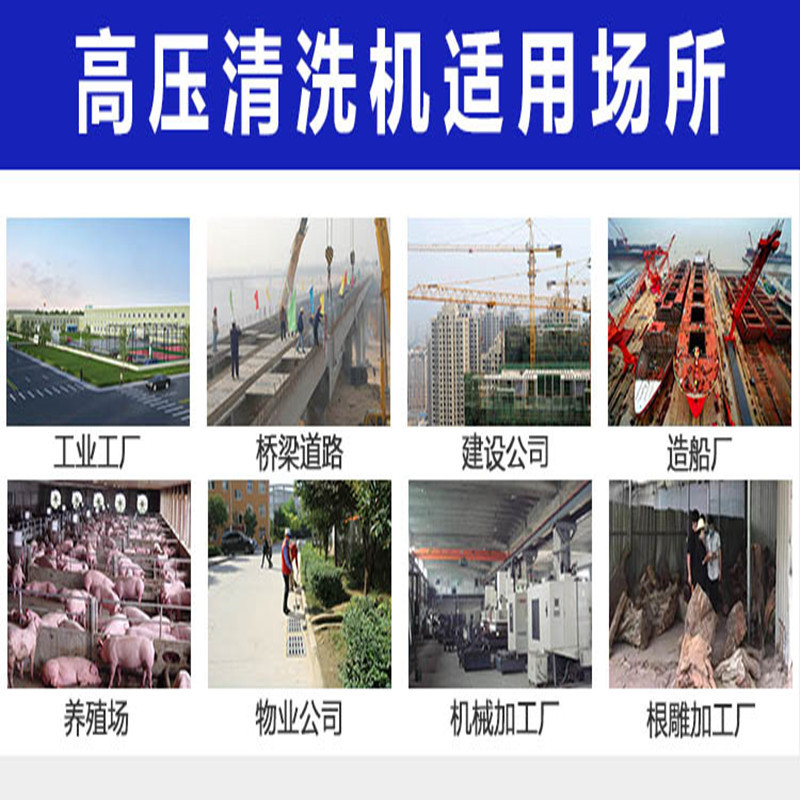 凯叻WS50-15学校塑胶操场污垢冲洗机500kg高压清洗机15kw电动木材厂剥树皮AR