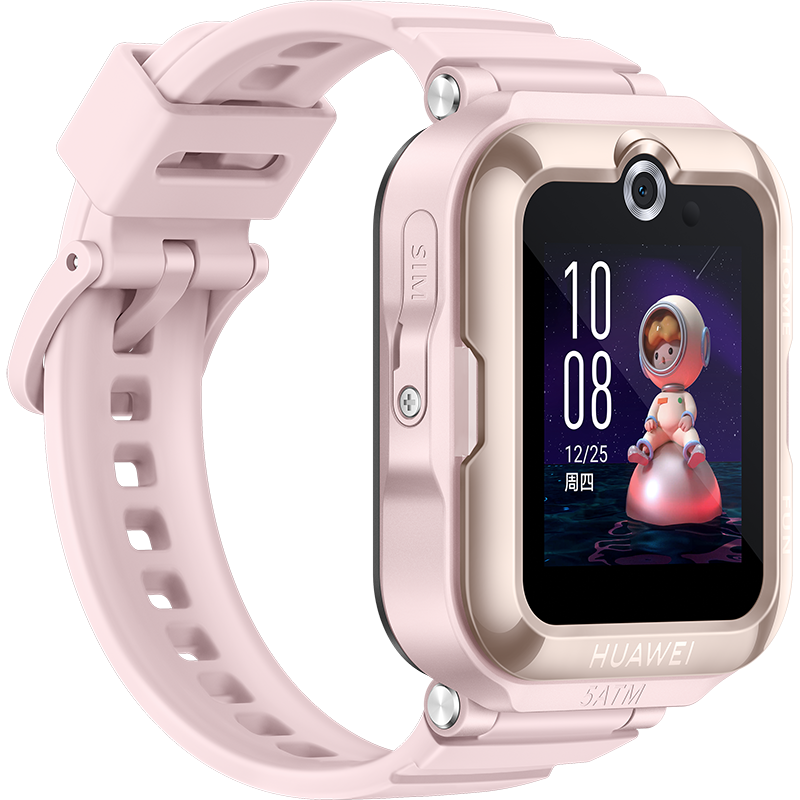 华为(huawei)华为儿童手表4 pro 粉色 4g全网通 智能运动蓝牙电话通话