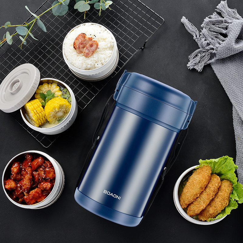 博奥尼保温饭盒304不锈钢保温桶便当