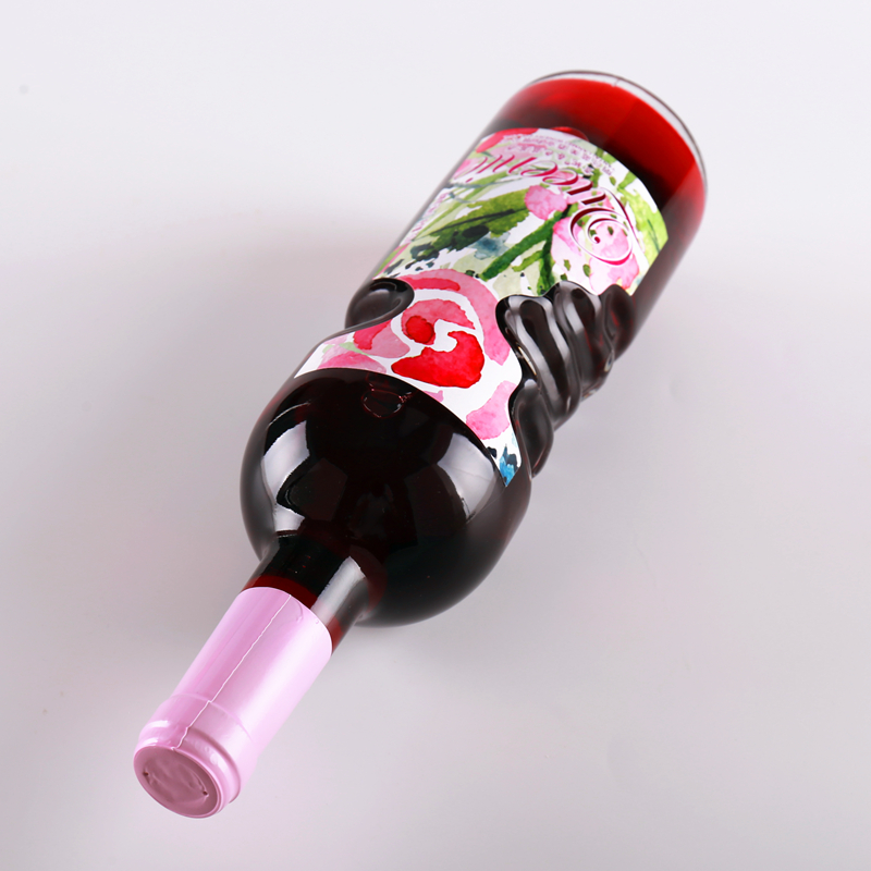 贵妮春色蓝莓酒天使之手瓶型果酒高清大图