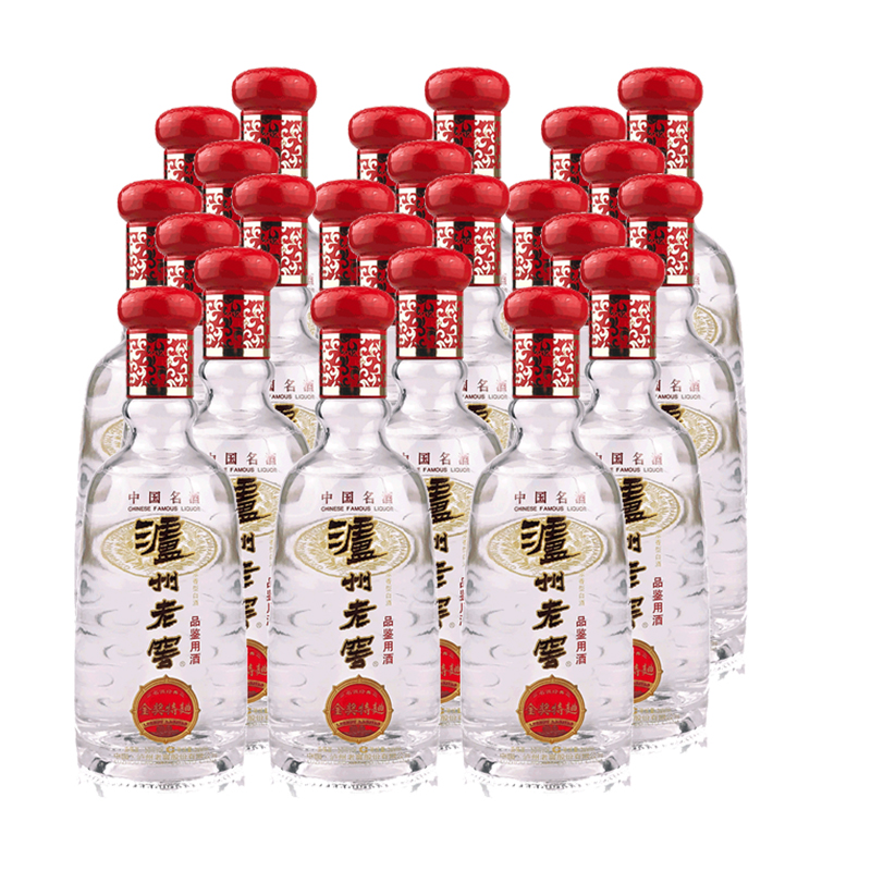 泸州老窖金奖特曲50度100ml*24瓶浓香型白酒2012年