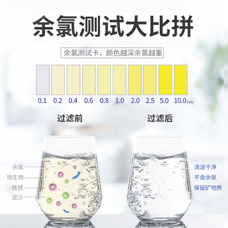 tcl净水器家用直饮厨房自来水龙头过滤器前置净化器超滤净水机501J