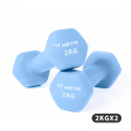 伽梵浸塑哑铃 蓝色2g一对