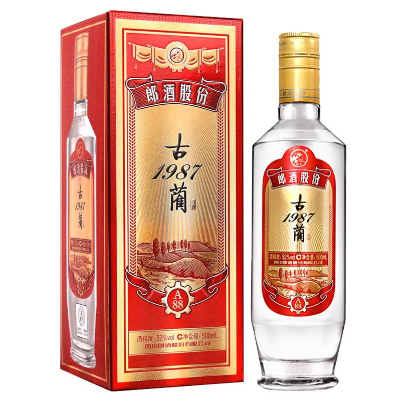 郎酒 古蔺1987(A88)52度 500ml*6瓶 整箱白酒 陈酿佳品