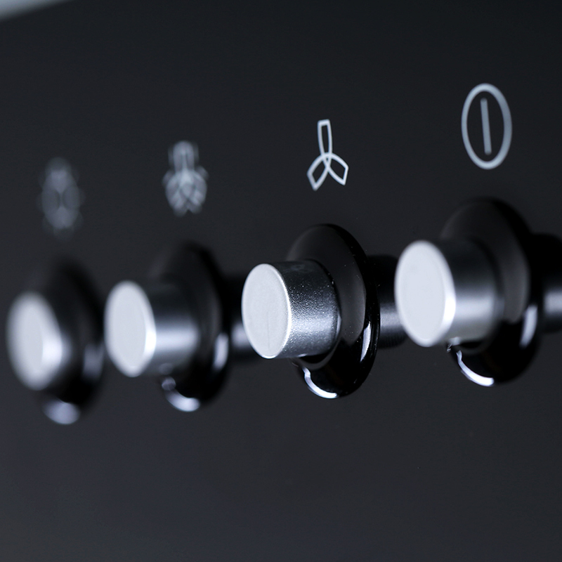 德意(DE&E)欧式大吸力烟灶套餐 按键式抽油烟机燃气灶具烟灶套装850B+712G(液化气/天然气)高清大图