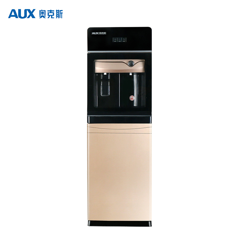 奥克斯/AUX 立式饮水机 YLR-5-N 冷热型饮水机 柜式 电子制冷 双门饮水机