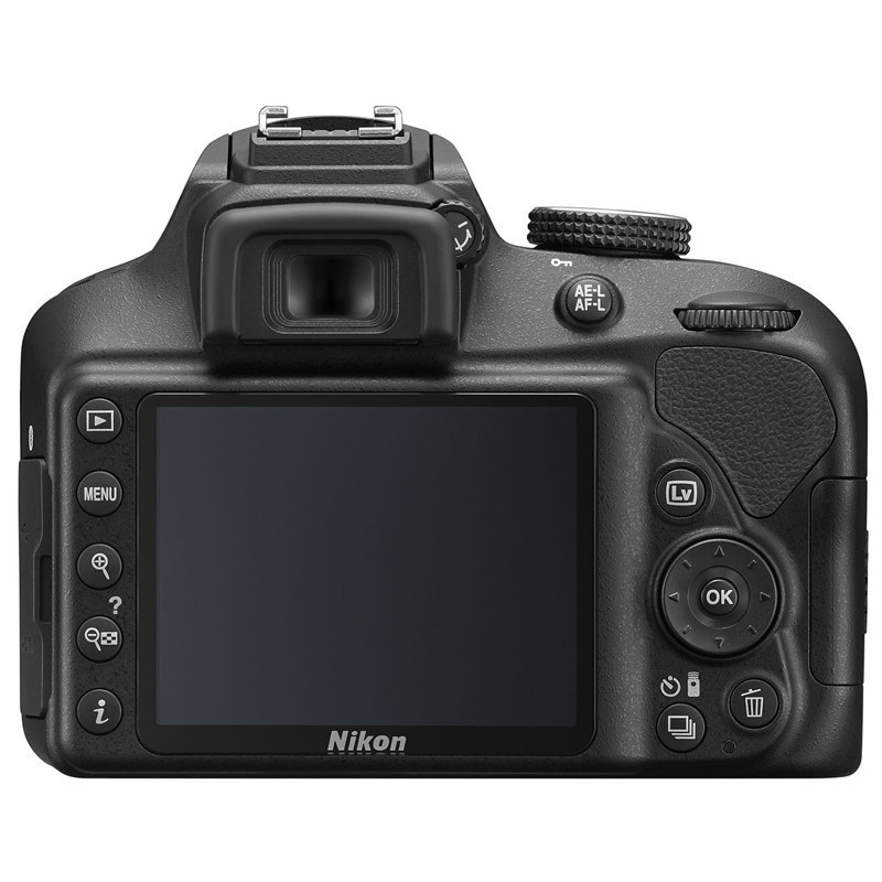 [店保五年]尼康(Nikon) D3400+18-55套机 D3400/AF-P 18-55 VR防抖单镜头套装 2416万像素 入门数码单反相机[全新港版]高清大图