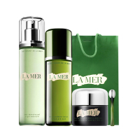 海蓝之谜(LA MER)精华浓缩修护面部护肤套装礼盒 3件(洁面+精萃液+眼霜)