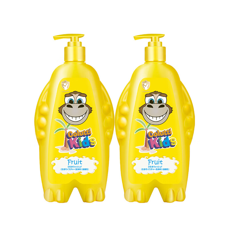 德露宝 儿童洗发沐浴露二合一(童趣果香味)500ml*2瓶高清大图