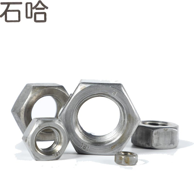 石哈 4级六角螺母-C级 M6 (个)高清大图