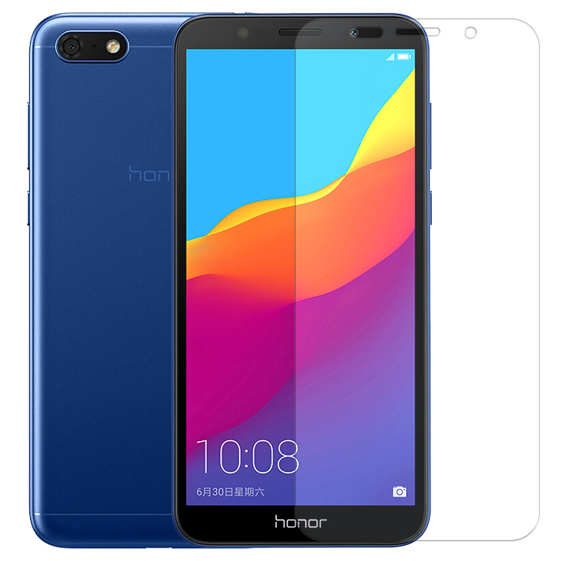 [买2送手机壳]轻万适用华为荣耀畅玩7钢化膜honor7非全屏玻璃贴膜HUAWEI高清大图
