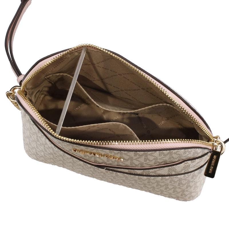 迈克·科尔斯(MICHAEL KORS)女士PVC材质logo提花单肩包小巧便携