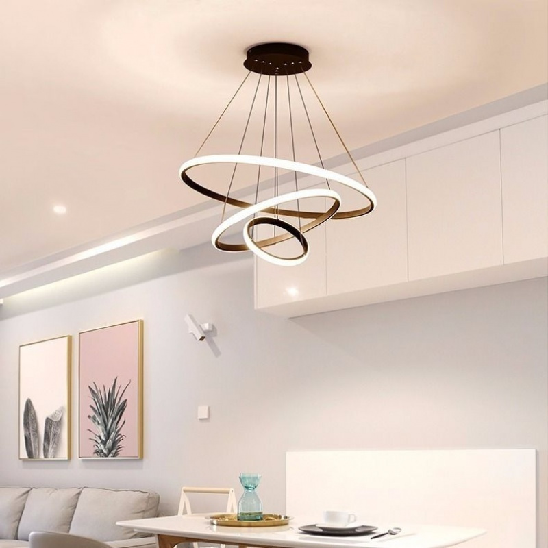 简约现代个闪电客性家用全屋灯具套餐闪三室两厅