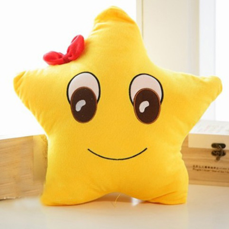 卡通五角星星星情侣抱枕靠垫韩国搞怪玩偶公仔可爱毛绒玩具女生萌
