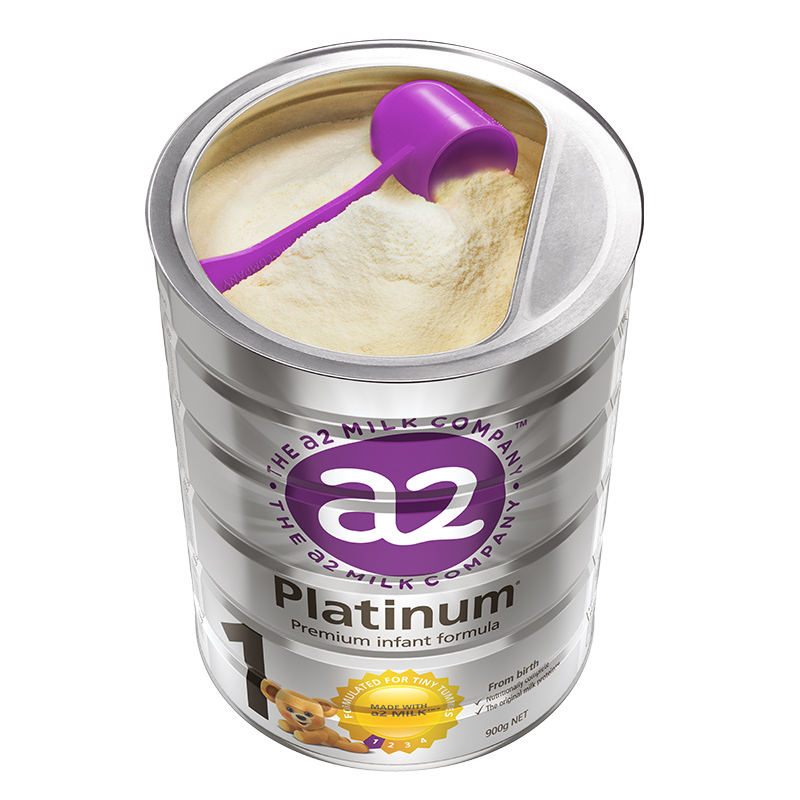 澳洲a2platinum白金版婴幼儿配方奶粉1段06个月900g罐新西兰原装进口