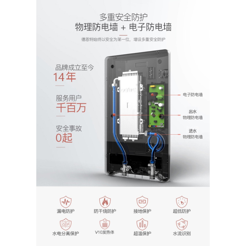 德恩特(Dente)DTR/3XH即热式热水器