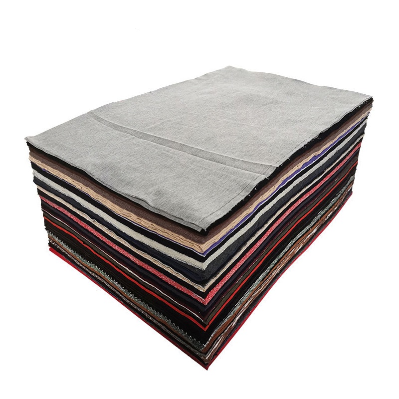 捷犀 擦机布 40*60cm 杂色25kg/件高清大图