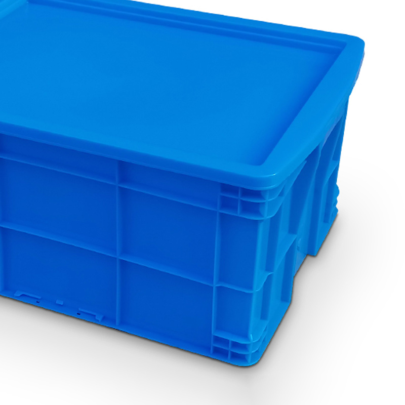 臻远ZY-SNXD-91收纳储物箱长方形物流中转箱带盖子 560*415*257mm高清大图