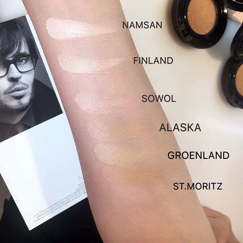 纳斯(NARS)裸光奇肌气垫粉饼(粉盒+粉蕊)SPF23/PA++ #Finland/各种肤质/肤色系/湿粉遮瑕图片