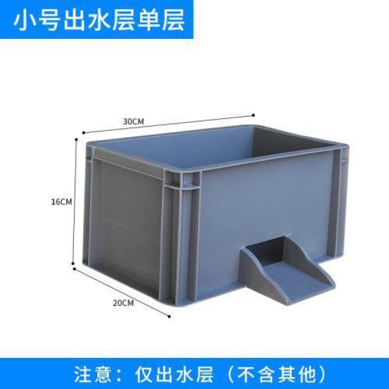 周转箱滴流过滤箱盒鱼缸过滤器鱼池水循环过滤系统自制瀑布出水口图片