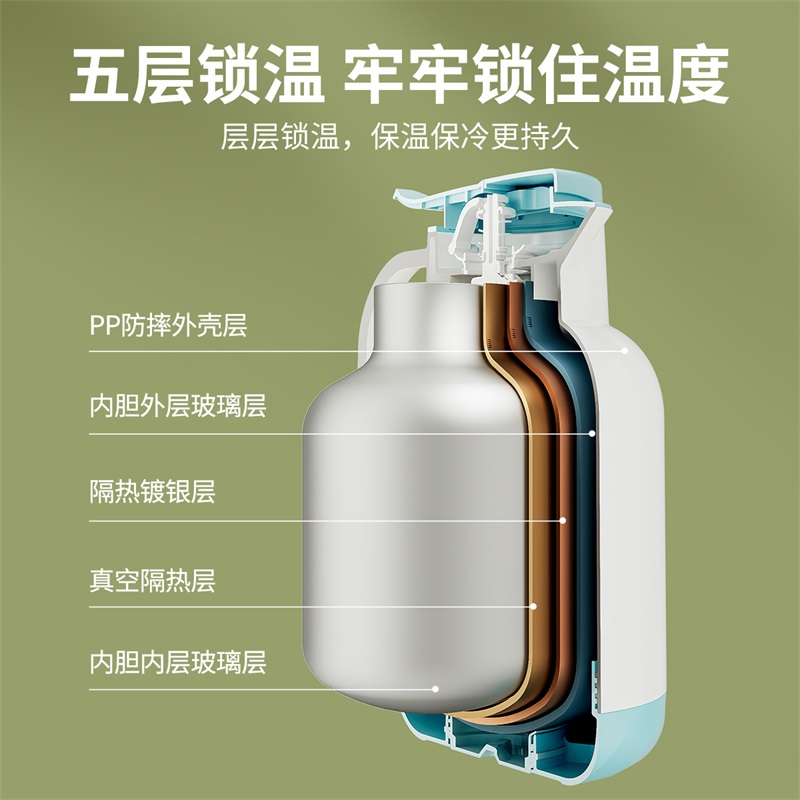 JEKO&JEKO 1.3L佩利肯沃尔玛款保温壶 SWH-1707高清大图