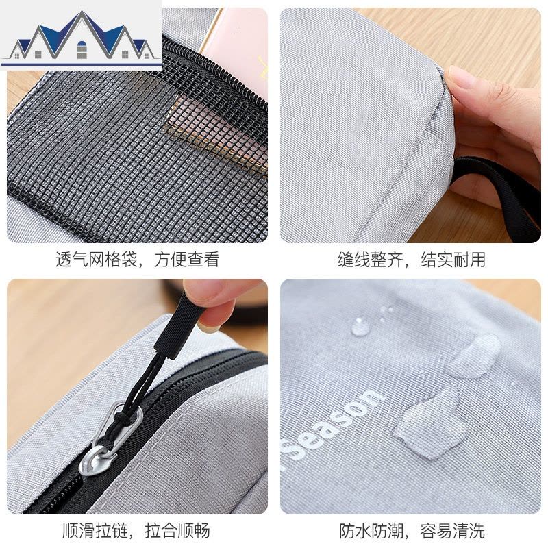网红防水洗漱包便携出差旅行收纳袋便携女男士化妆包化妆品收纳包 三维工匠图片