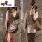 语娄欧货港风设计不规则无袖皮质马甲女2023秋季宽松休闲百搭马夹外套
