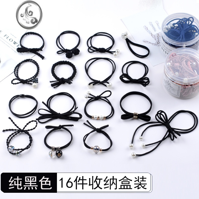 jimi扎头发橡皮筋发圈日韩绑头绳小清新发绳简约个性头饰时尚成人皮套