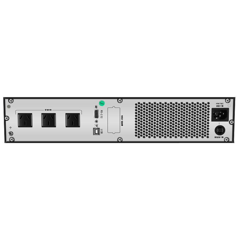 先鸿机架式UPS不间断电源机柜服务器续航时间备用2000VA/1600W内置电池