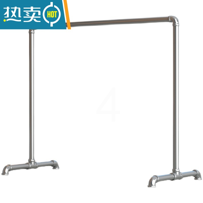敬平镀锌管晾衣架落地双杆式阳台凉挂衣架卧室内户外晒衣晒被子架定做 双杆升级款长2米高1.8米 加厚高清大图