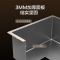 九牧(JOMOO)厨房水槽窄边大单槽洗碗槽加厚304不锈钢一体洗菜盆枪灰色06250/06251/06260
