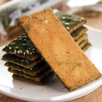 老香斋上海特产苔条饼零食小吃香酥咸味海苔饼干传统糕点500g