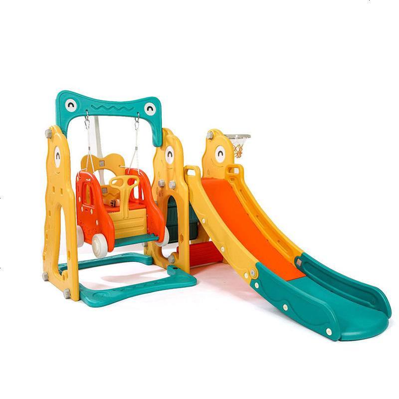 儿童滑滑梯室内小孩滑梯秋千组合多功能宝宝玩具乐园视频