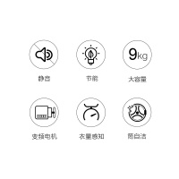 海尔（Haier）洗衣机 XQB90-BZ828 9公斤 直驱变频 家用全自动波轮洗衣机 大容量 一级能效 波轮洗衣机