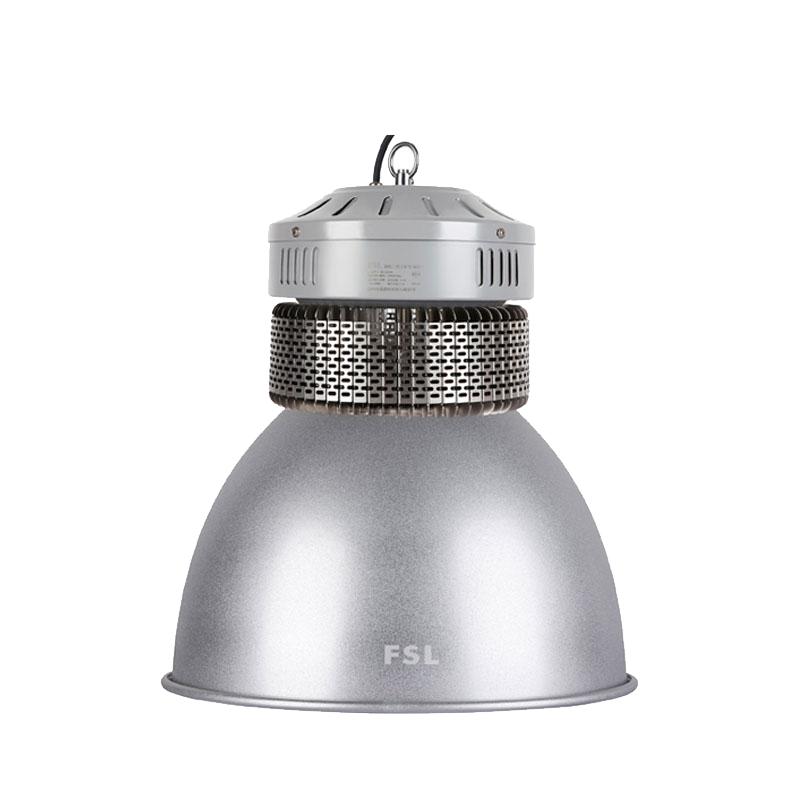 FSL佛山照明 鳍片铝工矿灯LED厂房吊灯工厂灯车间天棚室外灯饰照明50平方聚光灯罩大功率工业仓库吊灯10W-10W以上