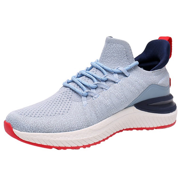 三极 TP6124 春季男女鞋飞织透气单鞋轻便运动跑步鞋休闲情侣鞋高清大图