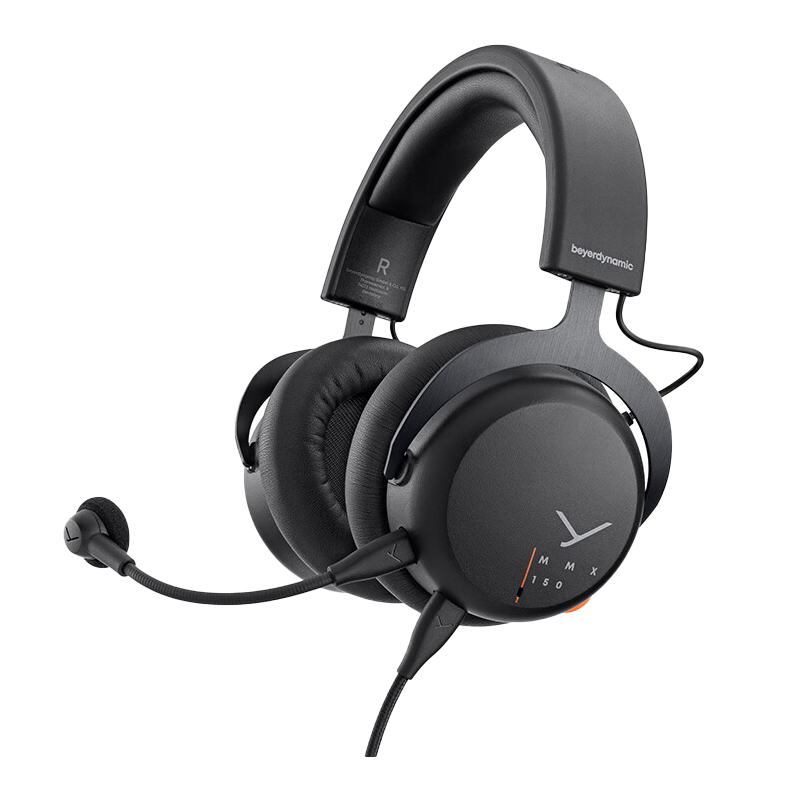 拜雅(beyerdynamic)头戴式游戏耳机 MMX150 黑色 带线控 高端旗舰级游戏耳机 32欧姆高清大图