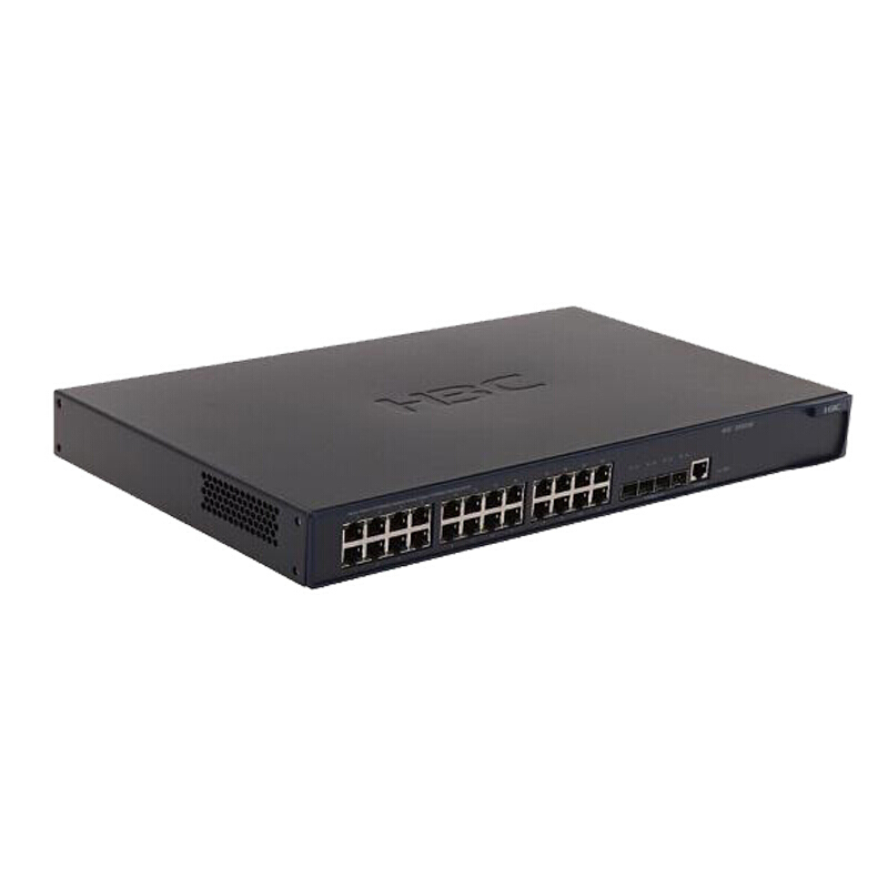 华三(H3C)S5024E-X 24口千兆电+4口万兆光三层网管企业级网络交换机 1000Mbps千兆以上 以太网交换机